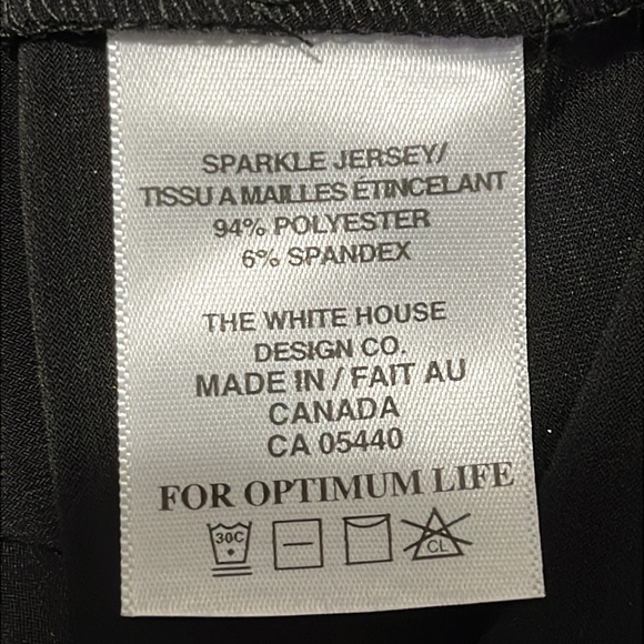 Sympli Side Twist Black Sparkle Fitted Dress - Picture 14 of 15